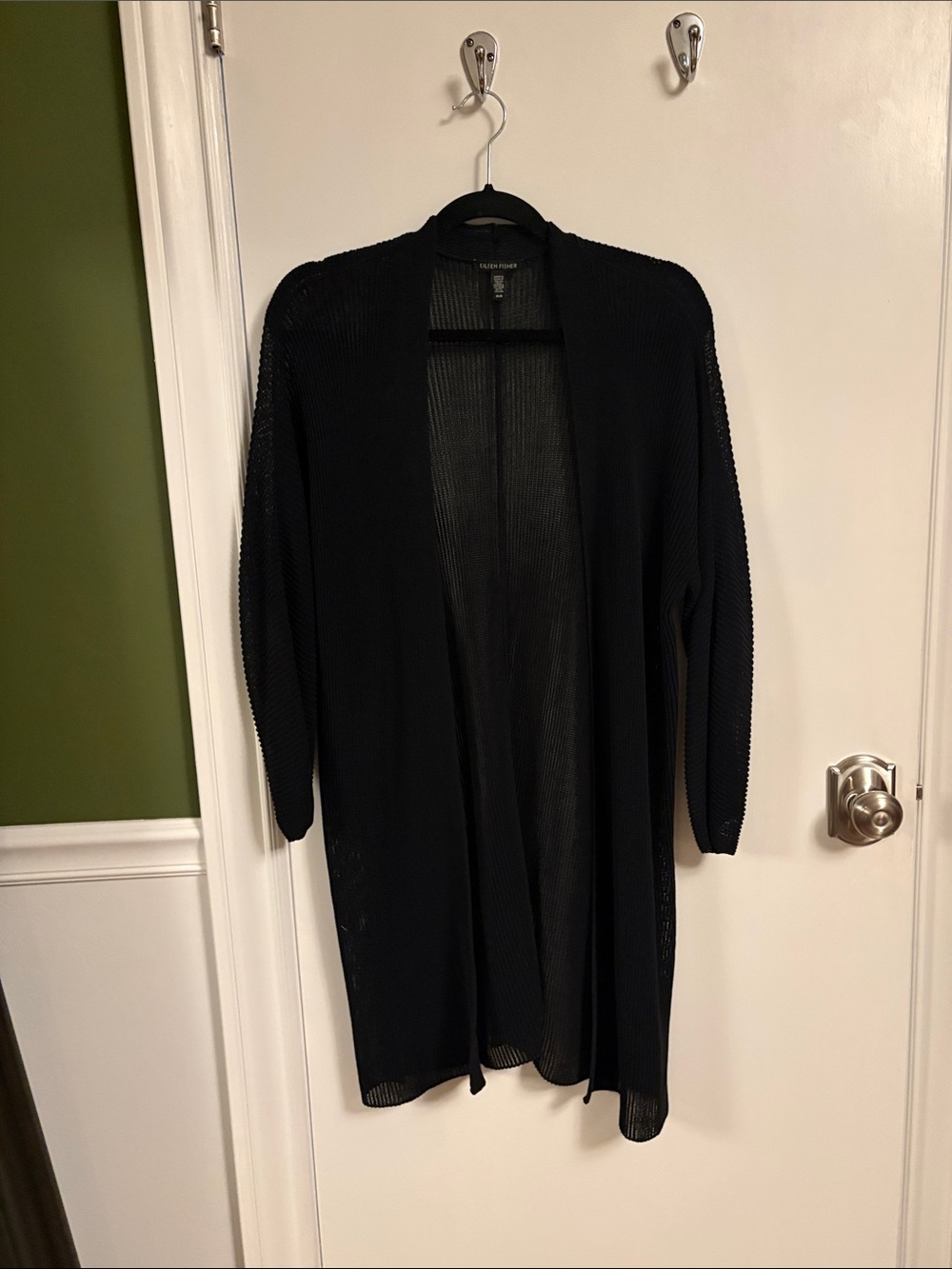 Eileen Fisher Black Women's Cardigan Sweater